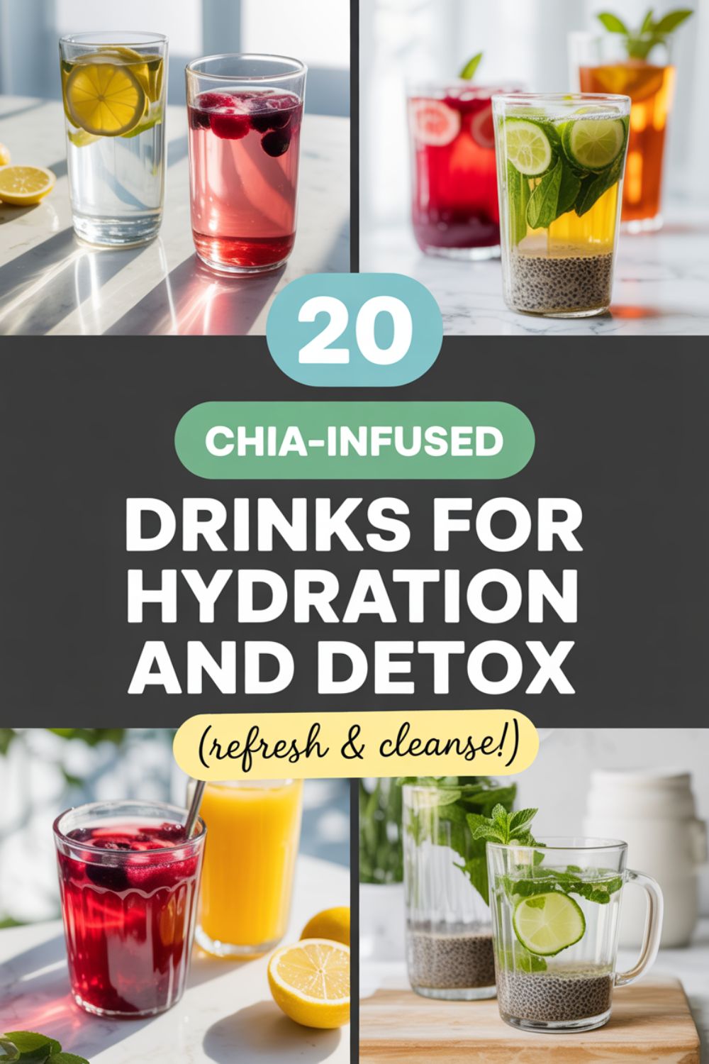 20 Chia Infused Drinks for Hydration and