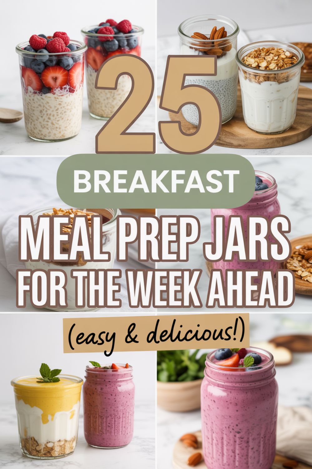 25 Breakfast Meal Prep Jars for the Week Ahead