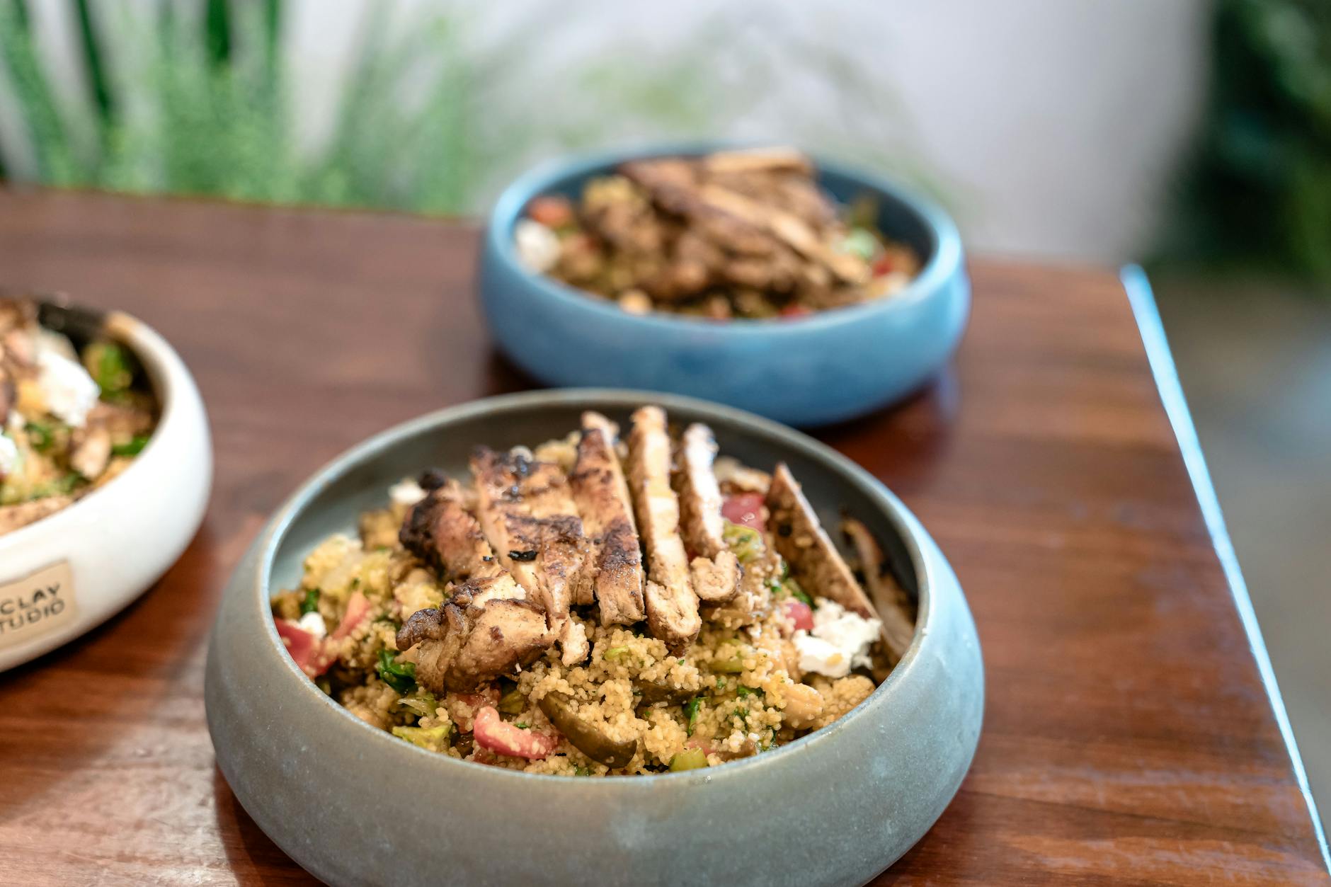 grilled chicken quinoa bowl idea