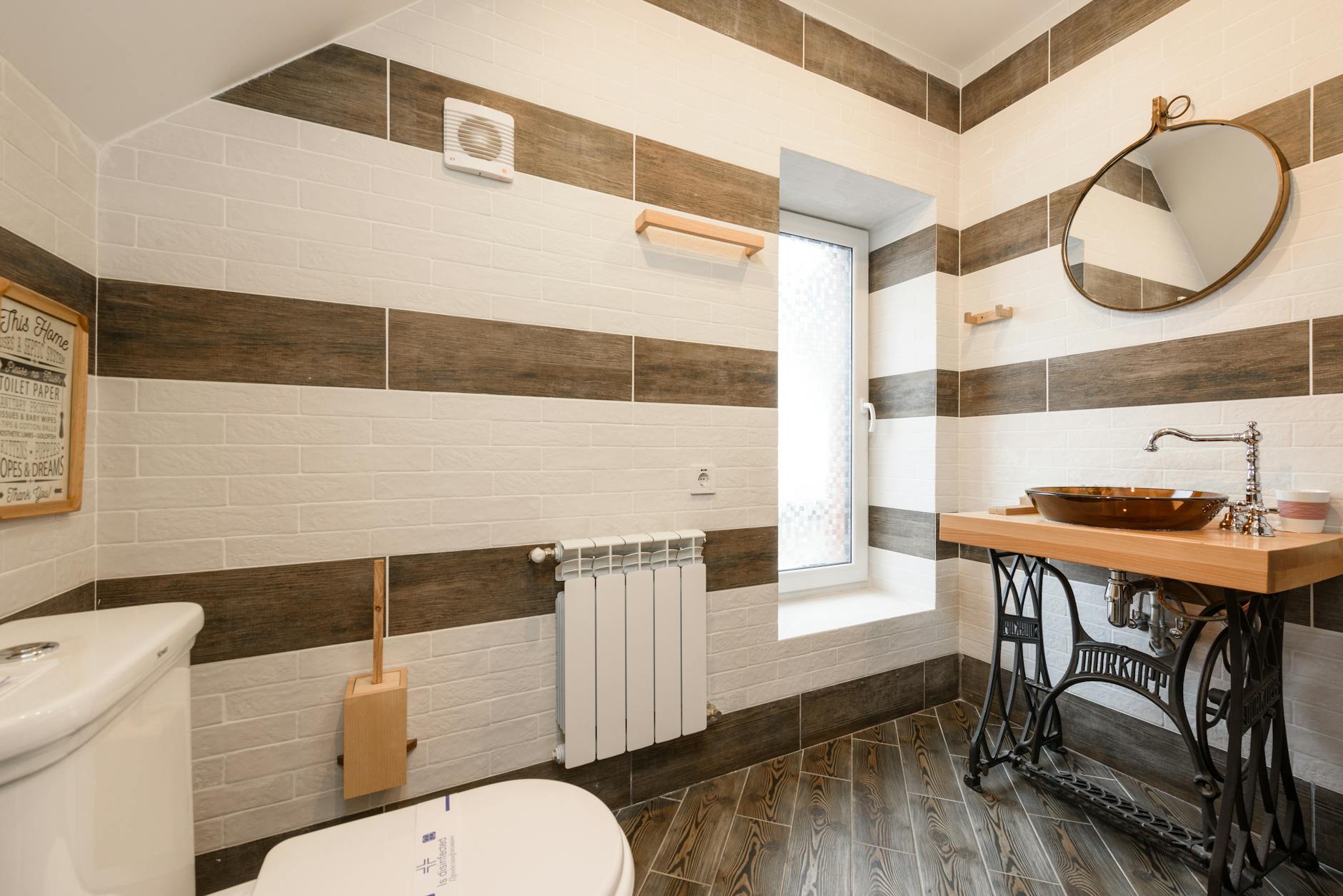 rustic wooden elements idea